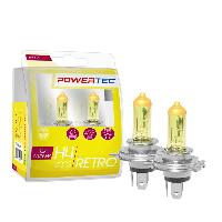 Ampoule Phare - Ampoule Feu - Ampoule Clignotant 2 Ampoules Halogene H4 60-55w Jaune