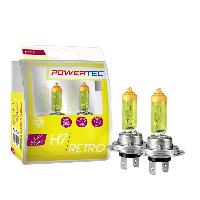 Ampoule Phare - Ampoule Feu - Ampoule Clignotant 2 Ampoules Halogene H7 55w Jaune