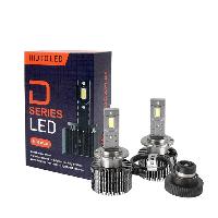 Ampoule Phare - Ampoule Feu - Ampoule Clignotant 2 Ampoules Led D4s 6000k 35w 90v 8400 Lumens - ArmTech