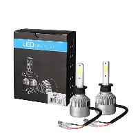 Ampoule Phare - Ampoule Feu - Ampoule Clignotant 2 Ampoules LED H1 80W 9A 32V 10000Lm 6500K