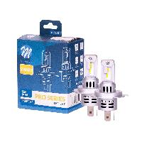 Ampoule Phare - Ampoule Feu - Ampoule Clignotant 2 Ampoules Led H4-H19 42W 12V 6000K 4600Lm Max Plug And Play