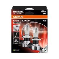 Ampoule Phare - Ampoule Feu - Ampoule Clignotant 2 Ampoules LED Night Breaker Smart - H4-12V-20-19W OSRAM Ampoule Phare - Ampoule Feu - Ampoule Clignotant 2 Ampoules LED Night Breaker Smart - H4-12V-20-19W OSRAM