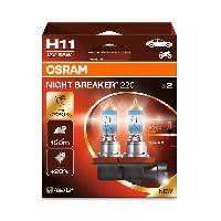 Ampoule Phare - Ampoule Feu - Ampoule Clignotant Ampoules Osram Night Breaker 220 H11 X2 Duobox Eco Packaging
