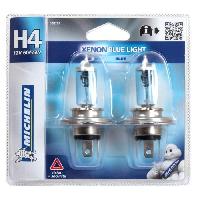 Ampoule Phare - Ampoule Feu - Ampoule Clignotant MICHELIN Blue Light 2 H4 12V 60-55W Ampoule Phare - Ampoule Feu - Ampoule Clignotant MICHELIN Blue Light 2 H4 12V 60-55W