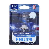 Ampoule Phare - Ampoule Feu - Ampoule Clignotant PHILIPS 1 H7 RacingVisio GT200