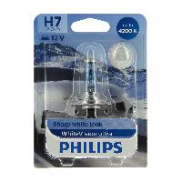 Ampoule Phare - Ampoule Feu - Ampoule Clignotant PHILIPS 1 H7 WhiteV ultra