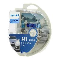 Ampoule Phare - Ampoule Feu - Ampoule Clignotant PHILIPS 2 H1 WhiteV ultra