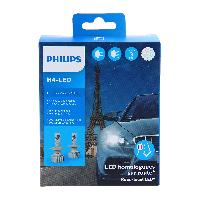 Ampoule Phare - Ampoule Feu - Ampoule Clignotant PHILIPS 2 H4 Led Ultinon Pro