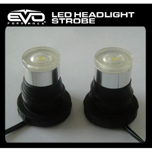 Ampoules Wedgebase - Veilleuses Ampoule Strobe Led 3W Blanc Triple Flash T10 W5W - EvoFormance