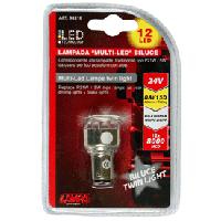 Ampoules 12 Leds BAY15D 24V blanc Ampoules 12 Leds BAY15D 24V blanc