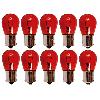 Ampoules BA 12V 10 Ampoules BAu15S - Orange - 12V 21W - plots decales - Clignotants