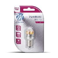 Ampoules BA 12V Ampoule Led X 1 - Ba15S 15X2835Smd Canbus 12-24V Blanc -Lb826W-01B Platinum-