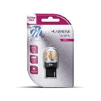 Ampoules BA 12V Ampoule Led X 1 - T20 W21W. 12-24V 15X2835Smd. Canbus. Orange -Lb828Y-01B Platinum-