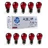 Ampoules BA 12V Ampoules Bau15s 21w 12v Rouge BOITE De 10