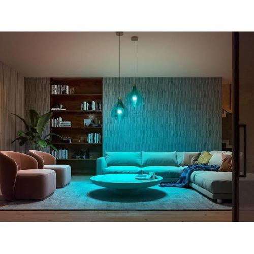 Ampoule Intelligente Ampoules connectees Philips Hue pack de 2 ampoules White et Color Ambiance standard E27 75W