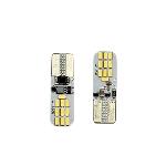 Ampoules Wedgebase - Veilleuses Ampoules Led X 2 Canbus - W5W- T10 1.8W 6000K