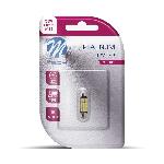 Ampoules Wedgebase - Veilleuses Ampoules Led X 2 - Navette C5W 41Mm 9Xsmd5630 Blanc -L816W Platinum-