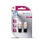 Ampoules Wedgebase - Veilleuses Ampoules Led X 2 - T10 W5W. 12-24V 5X2835Smd 1W. Blanc -Lb835W-02B Platinum-