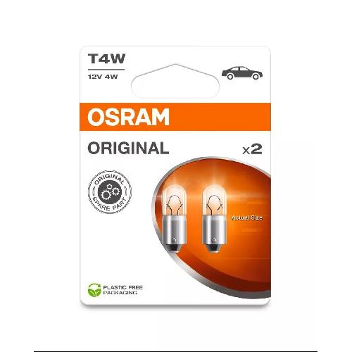 Ampoules BA 12V Ampoules Osram Original T4W X2 12V Eco Packaging