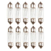 Ampoules Wedgebase - Veilleuses 10 Ampoules Navettes 12V 10W 11x30mm S8.5d R269