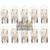 Ampoules Wedgebase - Veilleuses 10 Ampoules T20 12V 21W 2800K Wedgebase W3x16D Blanc W21W