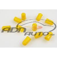 Ampoules Wedgebase - Veilleuses 10 Caches Ampoules T5 - Jaune - 5mm