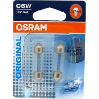 Ampoules Wedgebase - Veilleuses 2 ampoules C5W 12V x10