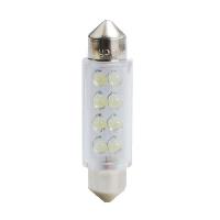 Ampoules Wedgebase - Veilleuses 2 Ampoules LED Navette C5W 12V 0.72W 41mm Blanc