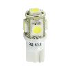 Ampoules Wedgebase - Veilleuses 2 Ampoules LED T10 W5W 12V 0.6W Blanc