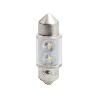 Ampoules Wedgebase - Veilleuses 2 ampoules navettes a LED Blanches 31 mm 12V 0.25W