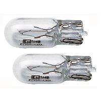 Ampoules Wedgebase - Veilleuses 2 Ampoules T15 - 12V 18W 2800K - Wedgebase - W2.1x9.5D - Blanc