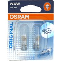 Ampoules Wedgebase - Veilleuses 2 ampoules W5W 12V x10