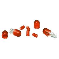 Ampoules Wedgebase - Veilleuses 8 caches ampoules - T5 T10 - Rouge