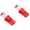 Ampoules Wedgebase - Veilleuses Ampoule de rechange T10 rouge 5W 2p
