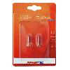 Ampoules Wedgebase - Veilleuses Ampoules Halogenes Wy5W T10 12V 5W Orange -Blister- X 2 Mtech