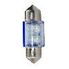 Ampoules Wedgebase - Veilleuses FLUX 2 ampoules navettes a LED - Bleues - 31mm - 12V - 0.25W