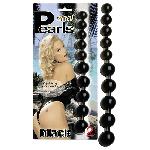 Plugs et godes Anal Anal pearls - Chapelet anal - noir - 27.5cm