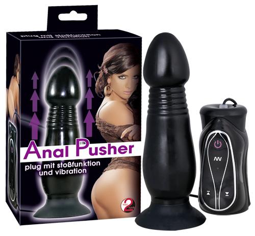 Plugs et godes Anal Anal Pusher - Plug anal vibrant extensible