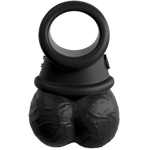 Anneaux et cockrings Anneau avec Boules Vibrantes Rechargeables