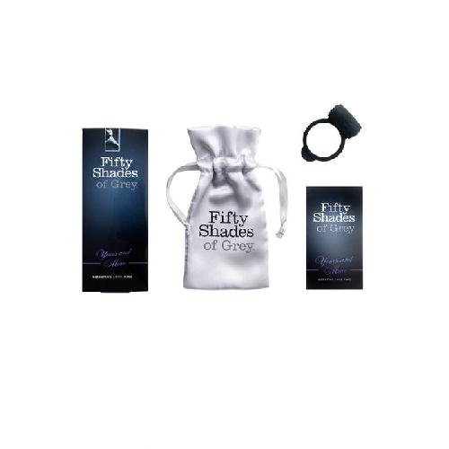 Anneau vibrant - -Yours and Mine- - FIFTY SHADES OF GREY - Bleu FS
