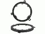 Entretoises Jeep Anneaux de haut-parleur Compatible avec Chrysler Dodge Jeep 95-10 D165mm portieres avant