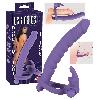 Anneaux et cockrings Anneau vibrant double penetration Los Analos - Violet - Taille 17 cm