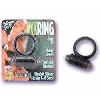 Anneaux et cockrings Cockring vibrant noir