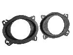 Entretoises Subaru Anneaux pour haut-parleurs Compatible avec Subaru Forester 13-18 D165mm porte avant