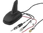 Antenne Antenne Aileron de requin AM FM GPS GSM DIN FME-A SMA-A noir 12VDC 2.15dBi