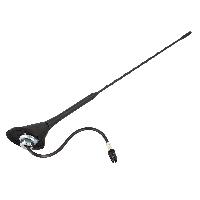 Antenne Antenne de toit AM FM style 16V 40cm compatible avec Fiat Panda 03-13