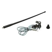 Antenne Antenne de toit AMFM universelle flexible 0-180 Tige 38.5cm caoutchouc noir