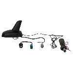 Antenne de toit AM FM Shark HC97 male vers Fakra DIN 12V phantom