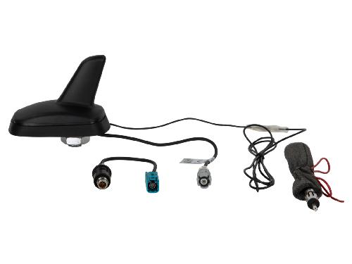 Antenne Antenne de toit AM FM Shark HC97 male vers Fakra DIN 12V phantom