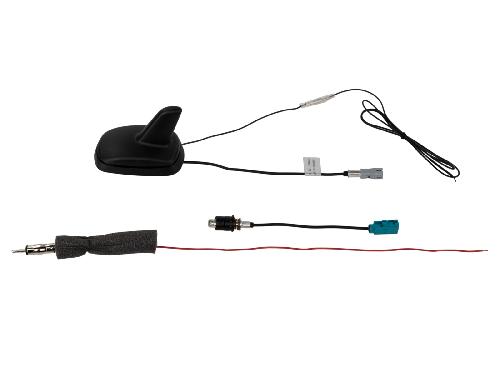 Antenne Antenne de toit AM FM Shark HC97 male vers Fakra DIN 12V phantom